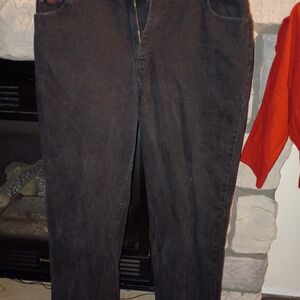 Lee Charcoal Denim Pants 36x32 Or 18